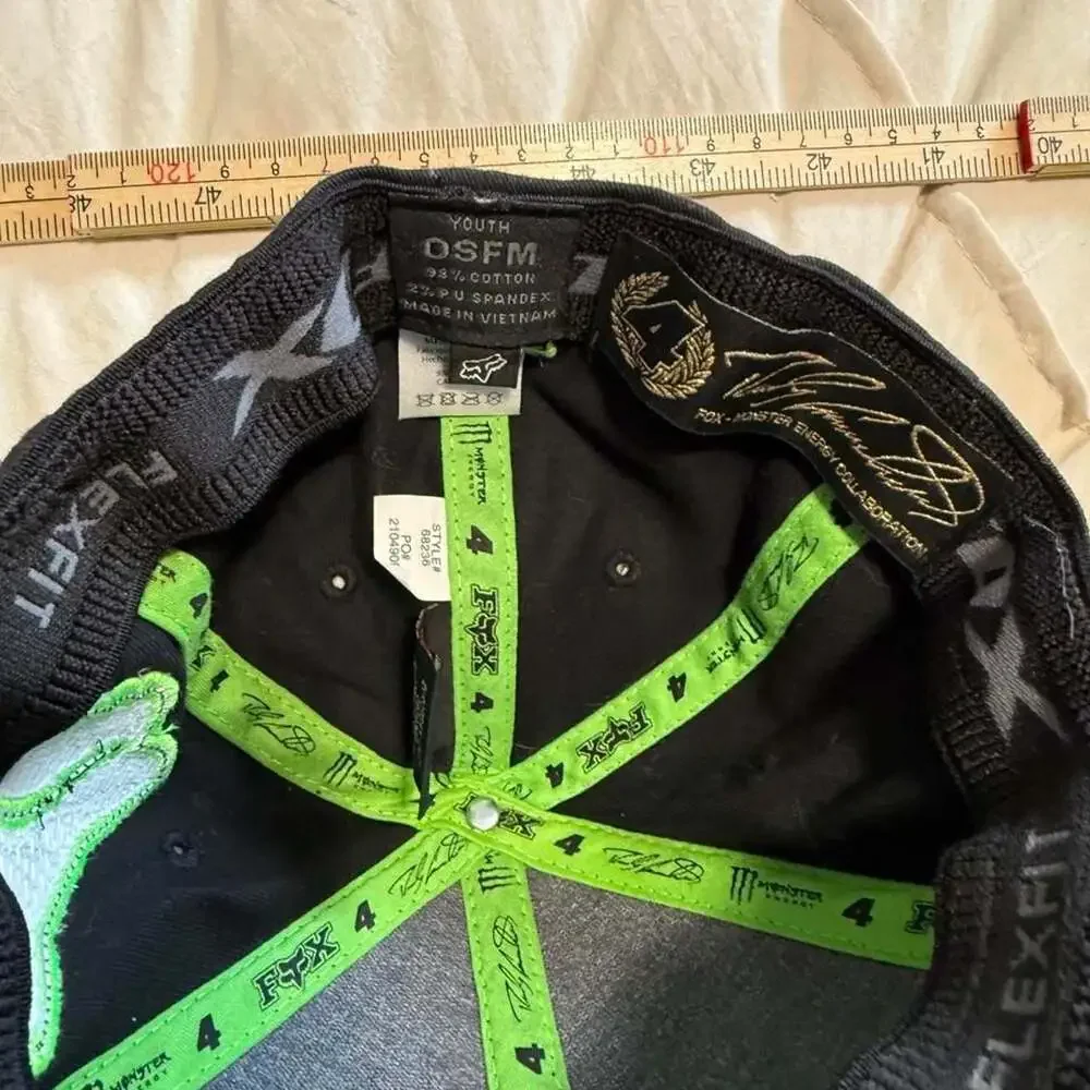 Fox Racing Monster Energy Ricky Carmichael RC4 Youth Flexfit Hat